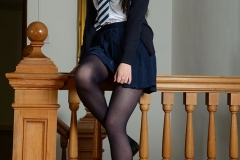Jessica-Ann Fegan Strips Out of Her School Uniform 004